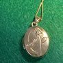 9k gold Daughter Locket with chain Image 6