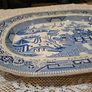 1860s Large Victorian Ironstone Platter Image 10