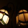 Vintage Tiffany Style Table Lamp Golf Bag Lamp Nightstand Stained Glass Bedside Lamp Image 7
