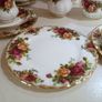 21 piece Coffee Set With Medium Coffee Pot Royal Albert Old Country Roses  For 6 Person Setting, Bone China Image 7