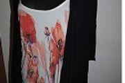 2 in 1  floral cardigan top Dunnes size UK22 EU50 Postage included
