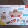 fisher price pull along wooden cart Image 3