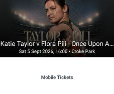 Katie Taylor vs Flora Pili pitch seating