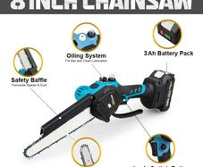 New Chainsaw Makita 8 Inch Mini Brushless Pruning Portable Handheld 6