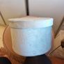 Grey velvet storage box Image 2