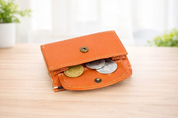 Genuine Leather Pop-Up Card Holder Wallet RFID Blocking Slim Credit Card Case