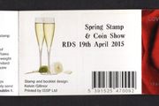 2015 Ireland Spring Stamp &amp; Coin Fair Souvenir Booklet overprinting the 2014 Love and Marriage Commemorative Stamp Booklet Mint Never Hinged (MNH)