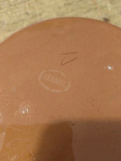 vintage Stangl Pottery skillet serving dish,