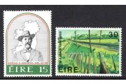 1981 Ireland 150th Anniversary of the Birth of Jeremiah O'Donovan Rossa. Irish Art: Railway Embankment by WJ Leech Stamps Mint Never Hinged (MNH)