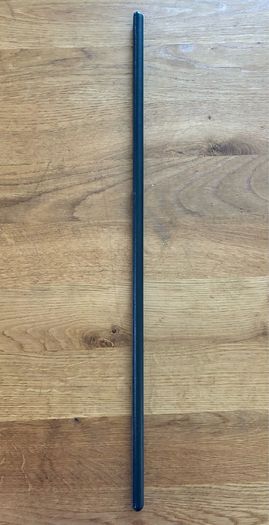 Brand new black leather showing cane