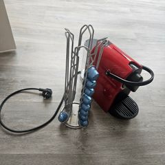 nespresso coffee machine & pods holder