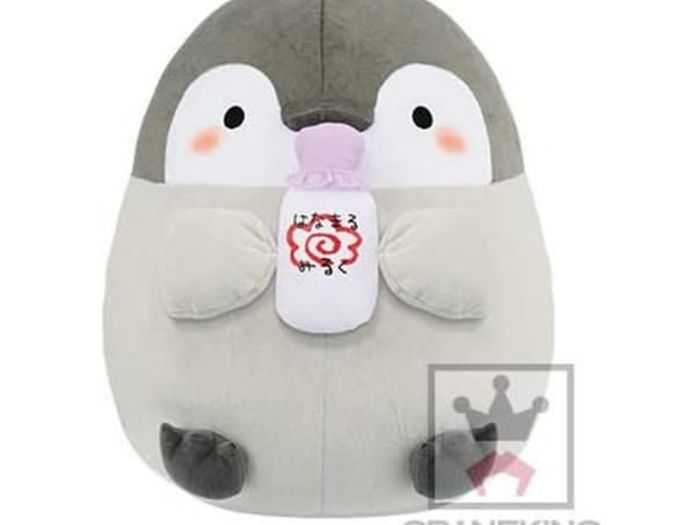 Bandai Koupen-chan milk bottle Penguin plushie