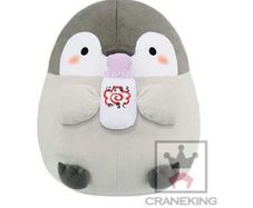 Bandai Koupen-chan milk bottle Penguin plushie