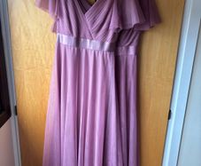 Two bridesmaid dresses blush pink size M and L