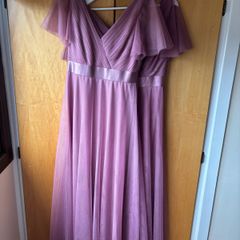 Two bridesmaid dresses blush pink size M and L