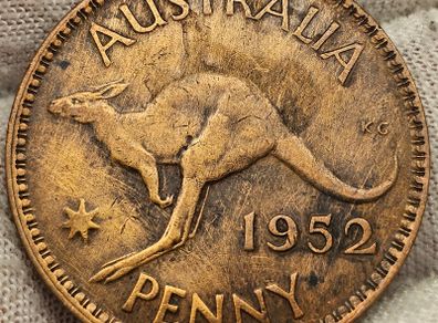 Australia 1952 Penny 1d Coin