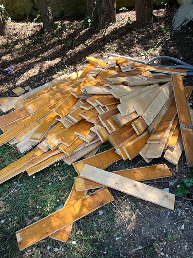 Free 18mm thk tongue and groove pine wood