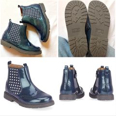 Start Rite chelsea boots patent leather gorgeous uk 11f