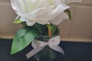 Mini Jars with Artificial Flowers for Hire