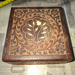 3 Beautiful Old Hand Carved Trinket Boxes PRICE IS FOR 1 ONLY,, Postage Available or Collection