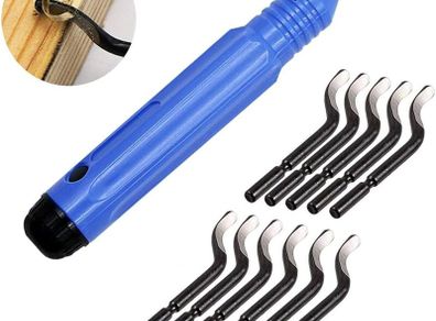 Hand Trimming Knife Deburring Scraper NB1100 Chamfer Trimming Removal Aluminum Alloy Plastic Waste Edge Tool Handle With Blade