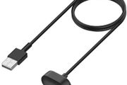 Black 1M USB Charger Replacement Cable For Fitbit Inspire, Inspire HR, Ace 2