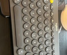 Logitech K380 Multi-Device Bluetooth Wireless Keyboard with Easy-Switch for up to 3 Devices, Slim, 2 Year Battery, PC, Laptop, Windows, Mac, Chrome OS, iPad OS, Apple TV- Black