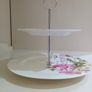 China 2 tier cake stand, D 28 cm & 20 cm Image 6