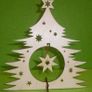 Christmas Xmas 3D Wooden Tree Craft Decoration Craft Decor Image 3