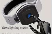 LED Running Light Flashlight Rechargeable, 3 Modes (White/Red/Strobe), IP65,