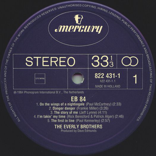 The Everly Brothers  EB 84