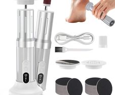 Brand New Electric Callus Remover 3-in-1 Rechargeable Hand and Foot Care Device - White.