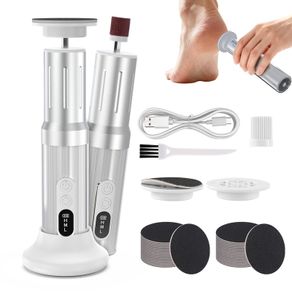 Brand New Electric Callus Remover 3-in-1 Rechargeable Hand and Foot Care Device - White.