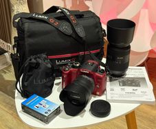 Panasonic Lumix G2 Red Dual Lens Kit + Bag