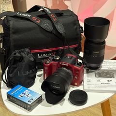Panasonic Lumix G2 Red Dual Lens Kit + Bag