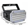 48LEDs RGB 3IN1 Led Strobe Light Remote Sound Control Wash Beam 2IN1 Stage Lights Party DJ Bar Disco Stroboscope Lamp Par Light Image 2