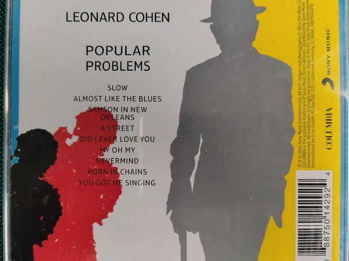 Leonard Cohen - Popular Problems CD (2014) Folk Rock EX+