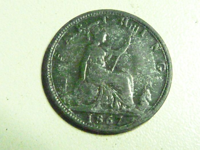 Victorian farthing