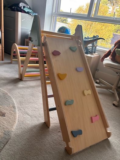 Wooden Pikler Triangle Climbing Frame
