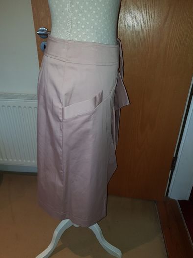 V by Very blush pink/beige wrap skirt size 10 bnwt