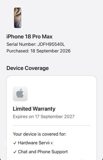 Iphone 18 Pro Max 1tb
