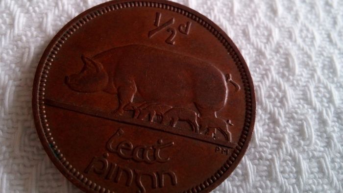 Irish Halfpenny. 1965.
