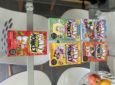 NEW Jamie Smart's BUNNYv MONKEY Children's Books