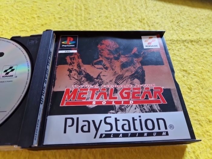 Metal Gear Solid PlayStation1 Ps1 PlayStation2 Ps2 Games Original