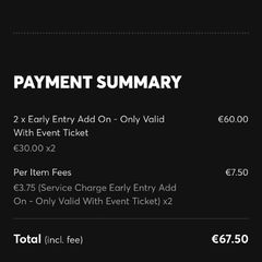 electric picnic family Campervan and 2 x early entry passes