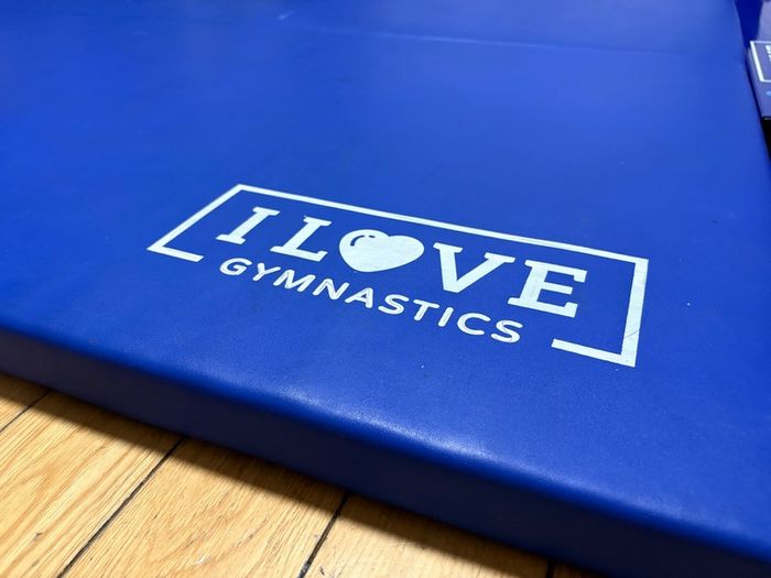 Adjustable Gymnastics High Bar and Gymnastics Mat