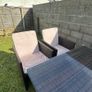 Garden table with 4 chairs Image 6