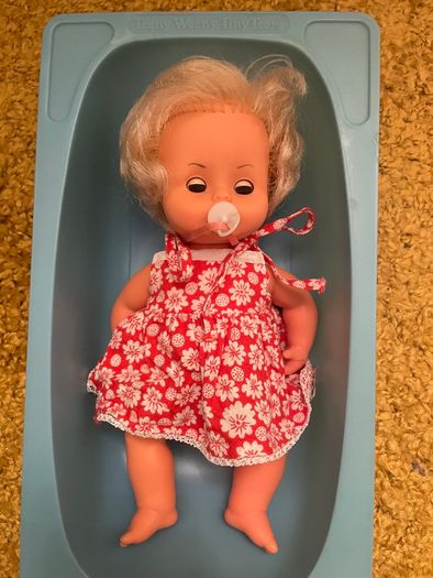 Vintage Palitoy Teeny Weeny Tiny Tears Dolls Bath