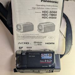 Panasonic HDC-SD60 Black Camcorder Video Camera - Excellent Working