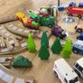 Wooden Train Track, bridges and more Image 6